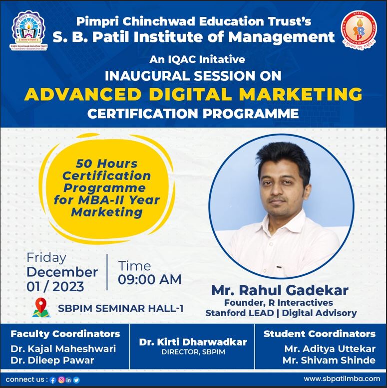 ADVANCED DIGITAL MARKETING CERTIFICATION PROGRAM