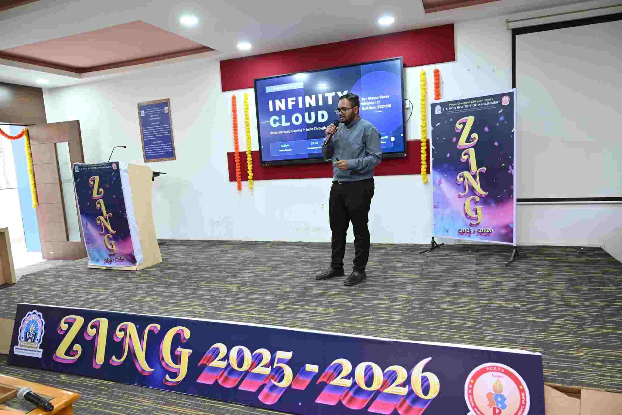 The Cultural Fest Zing 2025-26, SBPIM